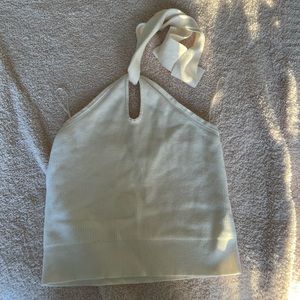 Banana Republic tie halter neck top